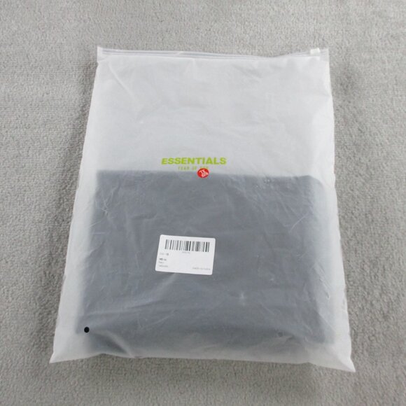 Fear of God Essentials Shirt Adult XL Black Crewneck Cotton Logo Tee  NWT NEW - Picture 8 of 9